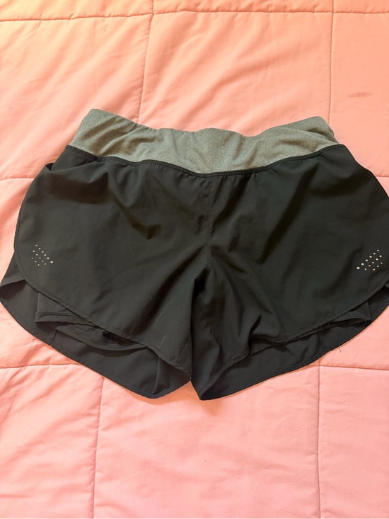 Avia Pants - Avia Black Athletic Shorts with Gray Waistband